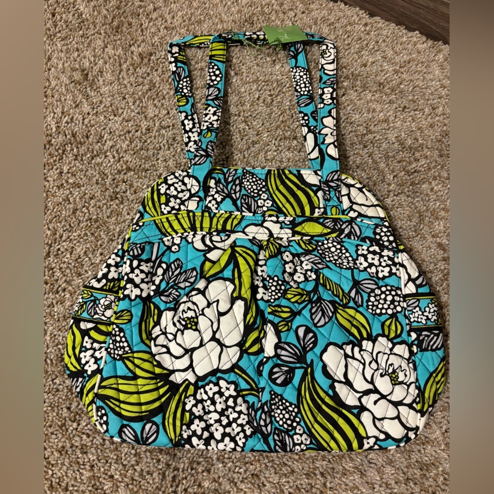 Vera Bradley Sweet Pleat Tote in Island Blooms
